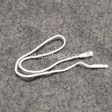 Tag tali merchandise plastik dengan tali poliester